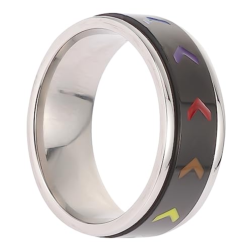 Healvian Regenbogenflaggenring Für Silberringe Gold Lesbenring Regenbogenring Pride Regenbogenring Regenbogenring Dekoration Regenbogen Gay Ring Pride Zeug Healvian Regenbogenflaggenring Für Silberringe Gold Lesbenring Regenbogenring Pride Regenbogenring Regenbogenring Dekoration Regenbogen Gay Ring Pride Zeug von Healvian