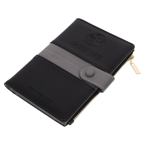Healvian Reisepasshülle Schutz Cover Leicht RFID Blockierend Wasserabweisend für Herren Damen Reise Passport Wallet Organizer Kompakt Robust Langlebig von Healvian