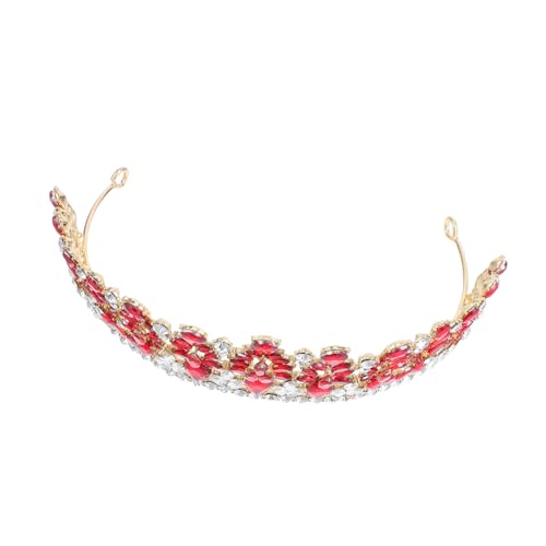 Healvian Retro Barock Brautkrone mit Strass Leichte und Langlebige Hochzeits Tiara für Braut und Prinzessin Vielseitig für Hochzeit Geburtstag Festzug und Kostümparty Geeignet von Healvian