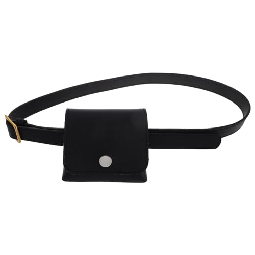 Healvian Retro Bauchtasche Damen Vielseitige Hüfttasche mit Dünnem Stretchgürtel Multifunktionale Tasche für Handy Schlüssel Modische Vintage Gürtel Tasche für Alltag und Kleider von Healvian