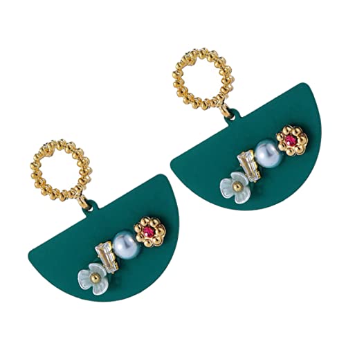 Healvian Retro Ohrhänger mit Perlen Muschel Design Praktische Ohrschmuck Dekoration für Damen Passend zu Casual und Festlichen Anlässen für Freundinnen und Familie von Healvian