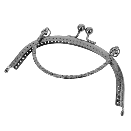 Healvian Retro Taschen Ersatz DIY Verschluss Vintage Metall Halbrunder cm Griff Geldbörse Halbkreis Und Handtasche Tasche Bogen Basteln Münze – Zubehör Gebogene Nähform von Healvian