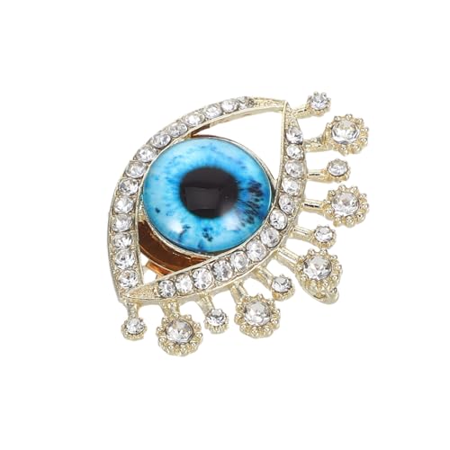 Healvian Retro-brosche Mit Strasssteinen Und Bösem Blick Für Damen, Vielseitiges Cardigan-revers-accessoire, Einzigartiger Partyschmuck Für Modische Outfits Healvian Retro-brosche Mit Strasssteinen Und Bösem Blick Für Damen, Vielseitiges Cardigan-revers-accessoire, Einzigartiger Partyschmuck Für Modische Outfits von Healvian