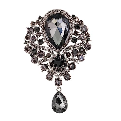 Healvian Rhinestone Brosche Anstecknadel für Damen Funkelnde Glasbrosche für Kleidung Taschen Hüte für Partys und Alltag Weiß Healvian Rhinestone Brosche Anstecknadel für Damen Funkelnde Glasbrosche für Kleidung Taschen Hüte für Partys und Alltag Weiß von Healvian