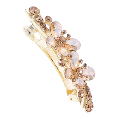 Healvian Rhinestone Butterfly Haarklammer Damen Eleganter Haarschmuck mit Federclip für Dünnes und Dickes Haar Charmantes Design für Hochzeit und Alltag Sicherer und Komfort von Healvian