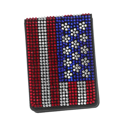 Healvian Rhinestone Fahrzeugdokumenten Organizer mit Amerikanischer Flagge Wasserdichter Führerscheinhalter Eleganter Auto Kartenhalter für Männer und Frauen Stilvolles Autozubehör von Healvian