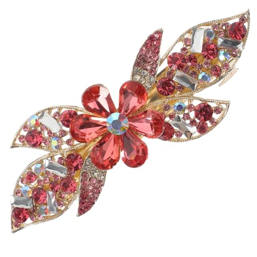 Healvian Rhinestone Haarklammer Blütenform Frühling Haarclip Damen Haarschmuck Glänzend Robust für Hochzeit Party Alltag Mädchen Rosa Healvian Rhinestone Haarklammer Blütenform Frühling Haarclip Damen Haarschmuck Glänzend Robust für Hochzeit Party Alltag Mädchen Rosa von Healvian