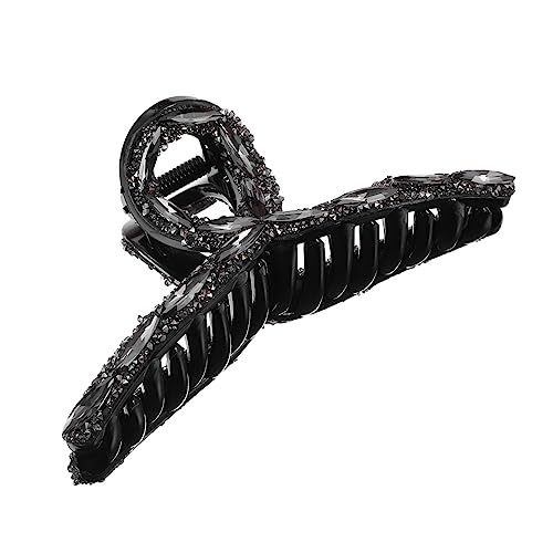 Healvian Rhinestone Haarklammer Für Damen Haarspange Aus Robustem Material Für Stylisches Haarstyling Bei Festen Partys Alltag Tiefgraue Farbvariante Healvian Rhinestone Haarklammer Für Damen Haarspange Aus Robustem Material Für Stylisches Haarstyling Bei Festen Partys Alltag Tiefgraue Farbvariante von Healvian