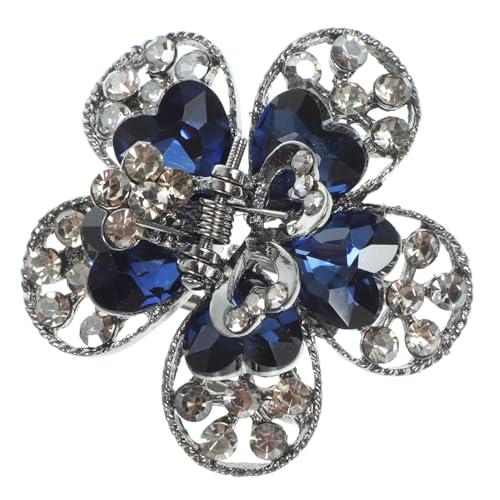 Healvian Rhinestone Haarklammer Krallenspange Klein Glitzernde Haarspange Damen Teen Mädchen Stylischer Tragbarer Haarschmuck Mit Starkem Grip Für Dickes Haar von Healvian