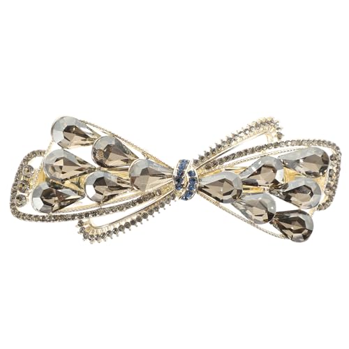 Healvian Rhinestone Haarklammer für Damen Hochzeits Haarspange mit Strasssteinen Rutschfest für Dickes Haar Perfektes Haarschmuck Accessoire für Besondere Anlässe von Healvian