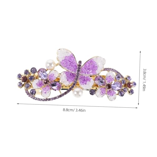 Healvian Rhinestone Haarspange Schmetterling Bling Ponytail Frühling Clip Leicht Elegant Damen Haarschmuck Für Alltag Und Festliche Anlässe Healvian Rhinestone Haarspange Schmetterling Bling Ponytail Frühling Clip Leicht Elegant Damen Haarschmuck Für Alltag Und Festliche Anlässe von Healvian