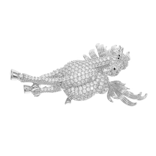 Healvian Rhinestone Pferdebrosche mit Chinesischem Tierkreiszeichen Funkelnde Tierbrosche aus Robustem Legierungsmetall Eleganter Anstecker für Damen und Herren Vielseitige von Healvian