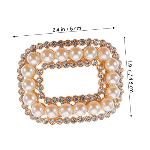 Healvian Rhinestone Schuhclip Schuhschnalle Brautschuh Dekoration Metalllegierung Abnehmbare Hochzeitsschmuck für Damen Pumps von Healvian