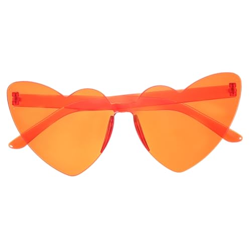 Healvian Rimless Herzförmige Sonnenbrille Transparente Candy Farben Leicht Partybrille Fotorequisite Trendige Rahmenlose Brille Für Karneval Hochzeit Geburtstagsfeier Healvian Rimless Herzförmige Sonnenbrille Transparente Candy Farben Leicht Partybrille Fotorequisite Trendige Rahmenlose Brille Für Karneval Hochzeit Geburtstagsfeier von Healvian