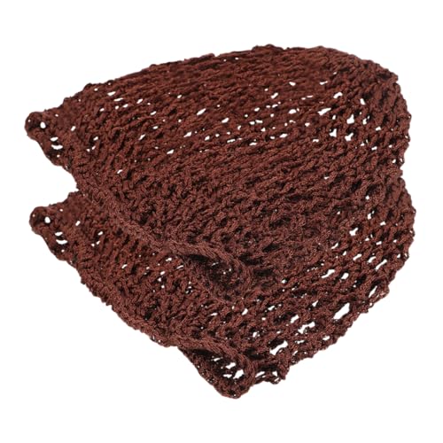 Healvian 2stücke Handgefertigte Damen Haarnetze Weichem Maschenmaterial Atmungsaktives Haarnetz Für Schlaf Partys Und Bühnenaufführungen Pflege Für Lockiges Haar Kaffee Farbe von Healvian
