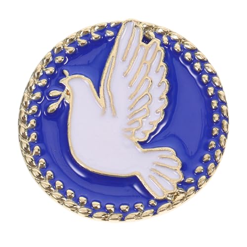 Healvian Romantische Friedenstauben Brosche aus Langlebiger Legierung Multifunktionaler Ansteckpin für Kleidung Rucksäcke und Festliche Anlässe Stilvolles Gothic Weihnachtsaccessoire für von Healvian