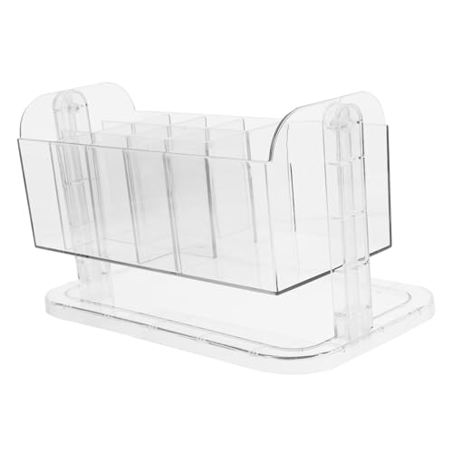 Healvian Make-up Pinselhalter Rotierend Desktop-kosmetikpinsel-organizer Make-up-organizer Für Schreibtisch Platzsparend Und Stabil Für Stifte Und Augenbrauenstifte von Healvian