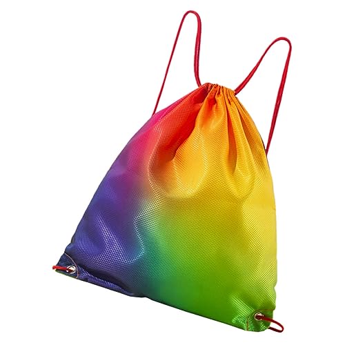 Healvian Rucksack klein Erwachsene Tasche Damen Kordelstring Gym Bags Fitness Bag reisebeutel sporttasxhe campingrucksak Kordelbeutel Trocken-nass getrennter Schwimmbeutel PVC Colorful von Healvian