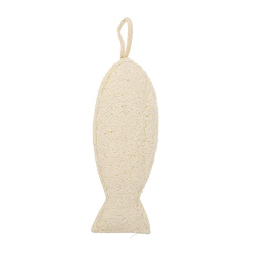 Healvian Rücken Scrubber Handtuch Doppelseitiges Dickes Peeling Badetuch für Dusche Süßes Fischdesign für Sanfte und Massage für Junge Mädchen und Kleinkinder von Healvian