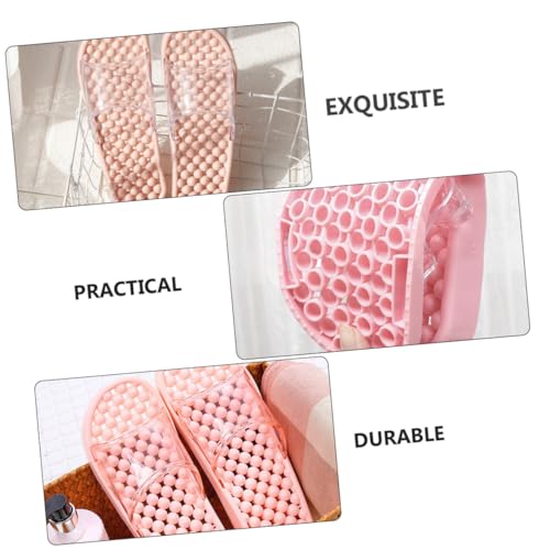 Healvian Rutschfeste Dusch badeschuhe Damen und Herren Dicke Sohle Elastische PVC Massage Pantoffeln Atmungsaktiv und Strapazierfähig Geeignet für Bad und Indoor outdoor Nutzung von Healvian