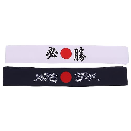 Healvian Samurai-kopfbedeckung Japanisches Zubehör Für Herren Atmungsaktives Workout-stirnband Sushi-koch-stirnband Passform Healvian Samurai-kopfbedeckung Japanisches Zubehör Für Herren Atmungsaktives Workout-stirnband Sushi-koch-stirnband Passform von Healvian