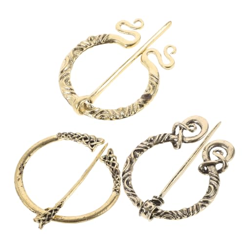 Healvian Satz Vintage Brosche Wikingerkostüm Schalnadel Stifte Schmuck Mantel Vintage -brosche Umhang Für Schal-ring-clip Brosche Umhangverschluss Legierung Healvian Satz Vintage Brosche Wikingerkostüm Schalnadel Stifte Schmuck Mantel Vintage -brosche Umhang Für Schal-ring-clip Brosche Umhangverschluss Legierung von Healvian