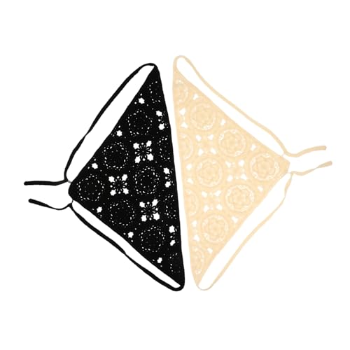 Healvian Schicke Damen Haarbandanas 2er Set Gehäkelte Tücher Modischer Haarschmuck Für Besondere Anlässe Healvian Schicke Damen Haarbandanas 2er Set Gehäkelte Tücher Modischer Haarschmuck Für Besondere Anlässe von Healvian