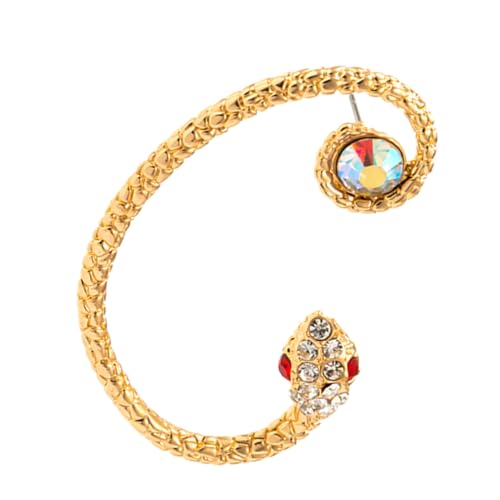 Healvian Schlangen Ohrclip Ohrmanschette Piercing Eleganter Ohrschmuck für Frauen für Besondere Anlässe Partys Healvian Schlangen Ohrclip Ohrmanschette Piercing Eleganter Ohrschmuck für Frauen für Besondere Anlässe Partys von Healvian
