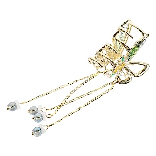 Healvian Butterfly Haarklammer Für Frauen Und Mädchen Rutschfester Haarclip Design Für Alltag Und Besondere Anlässe Gelbem Blumenmuster von Healvian