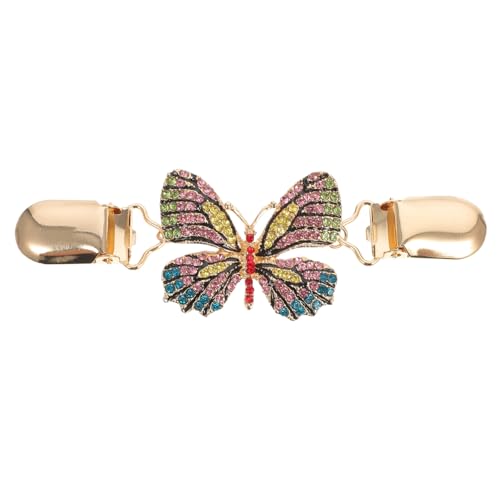 Healvian Retro Schmetterling Pullover Schal Clip Brosche Für Kleidung Antiker Alloy Klammerverschluss Für Strickjacke Schal Und Umhang Elegantes Accessoire Für Frauen von Healvian