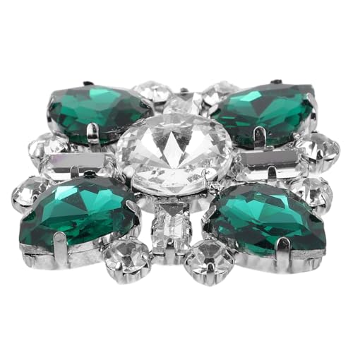 Healvian Schuhclips Damen Strass Schuhschmuck Hochzeitsclips Abnehmbare Schuhschnalle Funkelnden Kristallen für Pumps Flats Party Schmuck Accessoires von Healvian