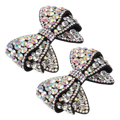 Healvian Kreative Schleifendekoration Schuhschmuck Modisches Schuhornament Strass Accessoires Für Damen Und Herren Selbstgemacht Dekoration Für Flache Schuhe Stiefel Sandalen von Healvian