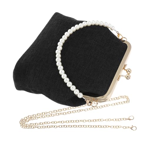 Healvian Schwarze Damen Schultertasche Modisch Vielseitig Langlebig Crossbody Bag für Alltag Shopping Party und Festliche Anlässe von Healvian