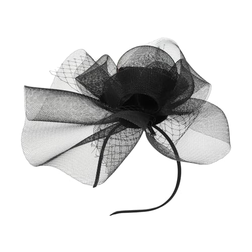 Healvian Schwarzer Fascinator Clip Mit Netz Und Für Damen Vielseitiges Haaraccessoire Für Partys Hochzeiten Und Besondere Anlässe Eleganter Kopfschmuck Mit Sicherem Clip-design von Healvian