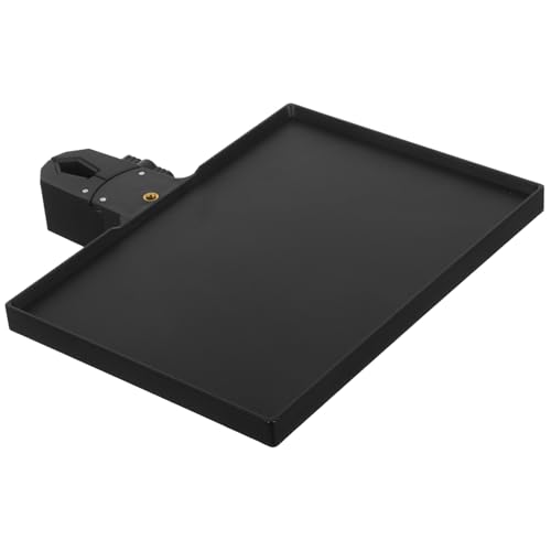 Healvian Schwarzes Höhenverstellbares Nagel Make-up Ablagegestell mit Klammer für Stehlampe Tragbarer Organizer für Nagelpflege Kosmetikdisplay Flexibler Salon-arbeitsplatzhalter von Healvian