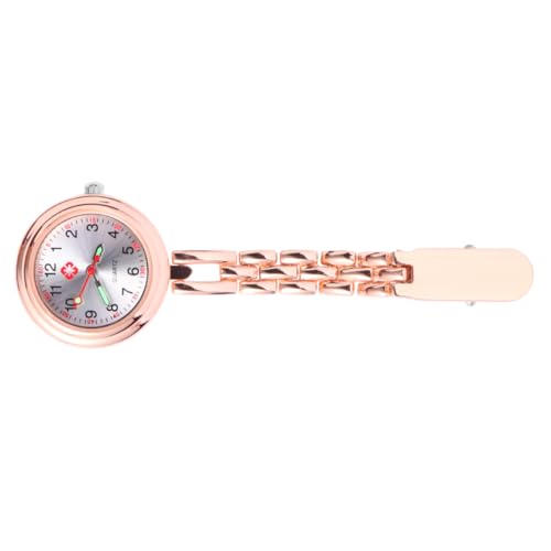 Healvian Stylische Quarz-Uhr Für Krankenschwestern Einfache Clip-Buckle Taschenuhr Roségold Präzise Zeitmessung Langlebiges Material Für Pflegekräfte Und Medizinisches Personal von Healvian
