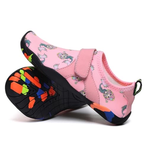 Healvian Schwimm und Tauchsandalen Unisex Weiche Atmungsaktive Badeschuhe für Jungen Mädchen rutschfest Schnell Trocknend für Strand Pool Wassersport und Schnorcheln von Healvian