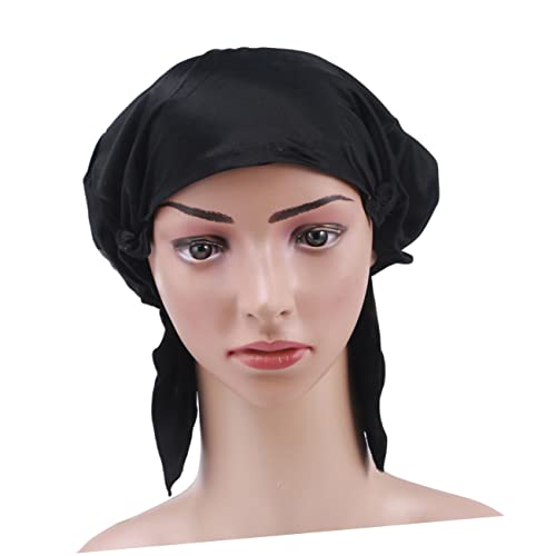 Healvian Seidene Nachtschlafhaube Für Frauen Schlafmütze Aus Seide Elastischer Schlafbeutel Für Lange Haare Atmungsaktiv Und Bequem Rosa von Healvian