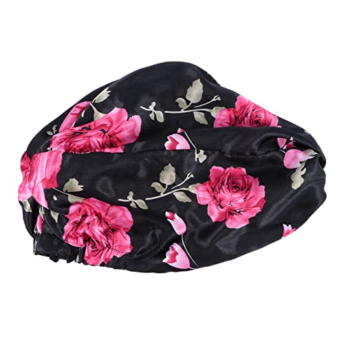 Healvian Seidige Haube Für Frauen Schlafmütze Haarausfallmütze Haarhaube Make-up-kappe Haarpflegehaube von Healvian