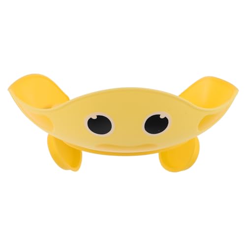 Healvian Shampoo-kappe Babypartyhaube Shampoo Hut Badeschutzkappe Für Kleinkinder Badekappe Mädchen Duschhaube Haarwaschschild Für Kleinkinder Duschschutz Hutschutz Gelb Kieselgel von Healvian