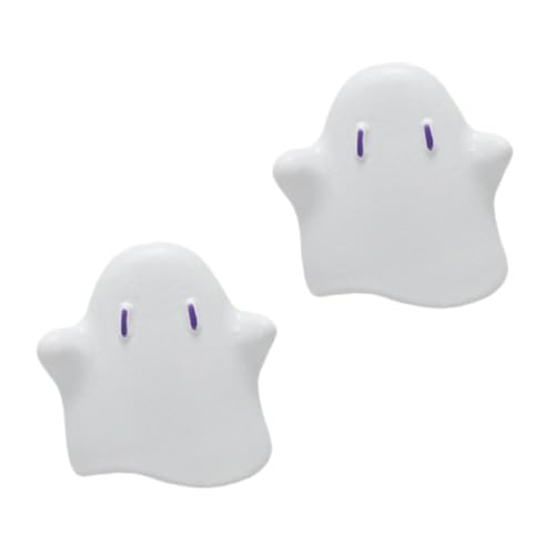 Healvian Silber Ghost Ohrstecker Halloween Ohrschmuck Lustige Punk Ohrhänger Damen Festival Accessoire Einzigartiges Design von Healvian