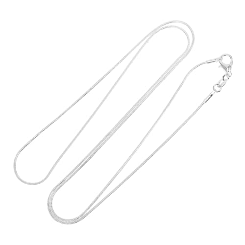 Healvian Silberne Schlangenkette Plattiert Herren Modisch Elegantes Design Langlebige Halskette Für Alltag und Besondere Anlässe von Healvian