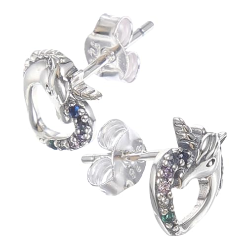 Healvian Silberohrringe Damen Einhorn Ohrstecker Hypoallergen Elegant Modisch Komfortabel Für Mädchen Alltag Party Healvian Silberohrringe Damen Einhorn Ohrstecker Hypoallergen Elegant Modisch Komfortabel Für Mädchen Alltag Party von Healvian