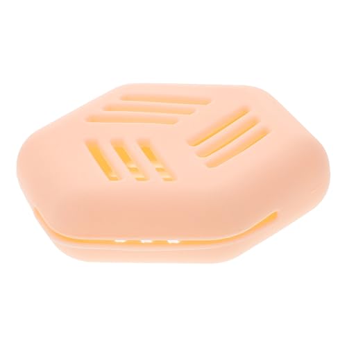 Healvian Silikon Puderquasten Aufbewahrungsbox Tragbar Staubdicht Atmungsaktiv Make up Schwamm Organizer mit Großem Fassungsvermögen für Trockene und Nasse Kosmetiksponges für Reisen und von Healvian