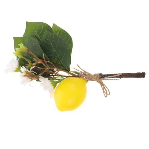 Healvian Floraler Zitronenbuschzweig Für Vase Künstlicher Zitronenzweig Aus Kunststoff Heimdekoration Festliche Atmosphäre Zufällige Auswahl von Healvian