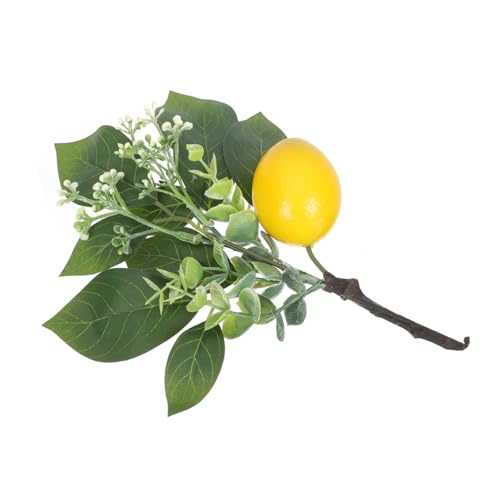Healvian Künstliche Zitrone Blume Zweig Home Decor Blume Zweig Lebendige Ornament von Healvian