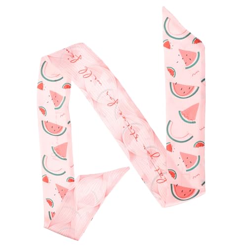 Healvian Sommerliches Damen Seidenschal Haarband mit Fruchtmotiv Bequemes Vielseitiges Stirnband für Strand Party und Alltag Elegantes Kopftuch für Frauen und Mädchen von Healvian