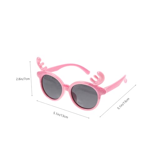 Healvian Sonnenbrille mit Verstellbaren Nasenpads Langlebiges Material Klare Sicht und Uv Schutz Niedliche Form für Outdoor Aktivitäten und Partys von Healvian