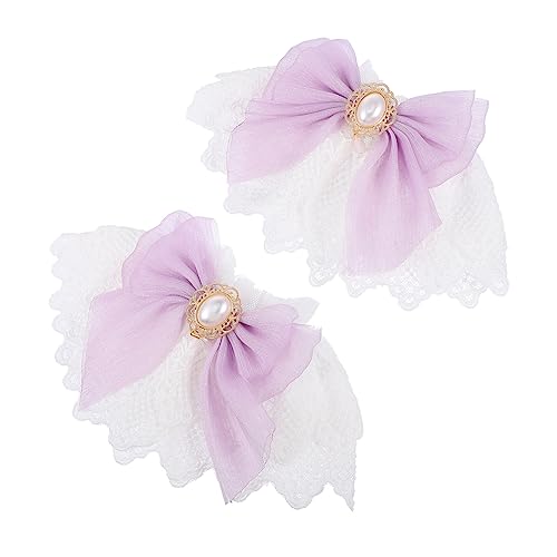 Healvian Spitzen-armreif Mit Schleife Bankettkleid-armreif Lolita-ankleide-accessoire Kleidungsdekor Für Frauen Atmungsaktiv Wiederverwendbar von Healvian