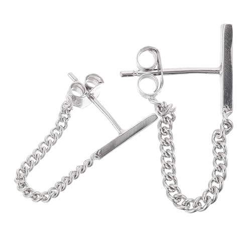Healvian Sterling Silber Ohrstecker Damen Kette Ohrringe Leicht Elegant Hypoallergen Schmuck für Alltag und Festliche Anlässe Modisch von Healvian